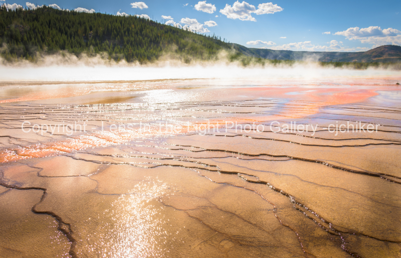 Bacterial-Mat-In-Midway-Geyser-Basin-At-Yellowstone-National-Park-In-Wyoming