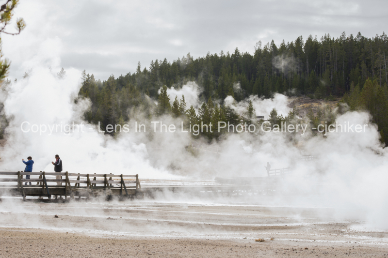 Walkway-With-Tourists-Exploring-Norris-Geyser-Basin-Yellowstone-National-Park