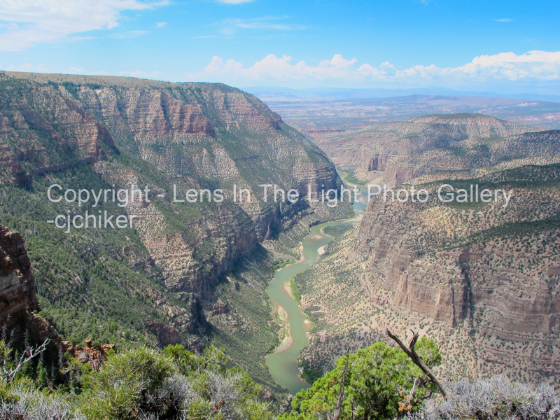 Harpers-Corner-In Colorado ,View-to-the-West