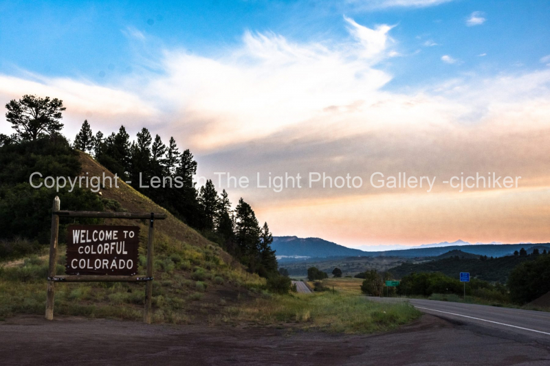 Welcome-to-Colorado-Sign-Near-Pagosa-Springs