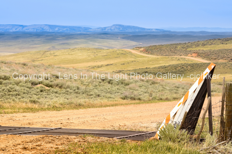 Cattle-Guard-On-Country-Road