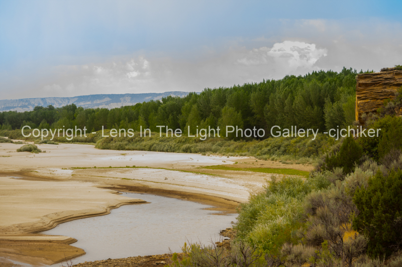 Deer-Lodge-Park-Yampa-River-In-Drought-Summer-Season